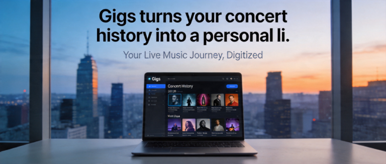 Gigs turns your concert history into a personal live music archive: What Industry Insiders Are Watching